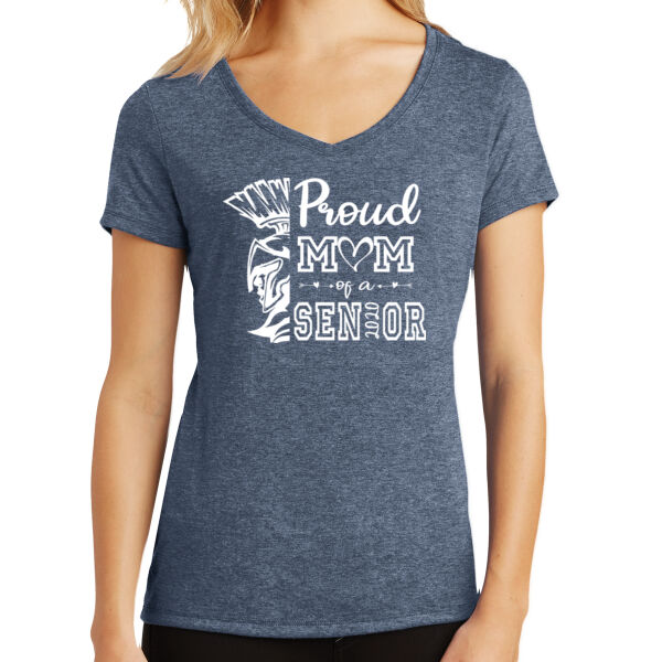 Saugus Proud Mom 1 V-Neck Thumbnail